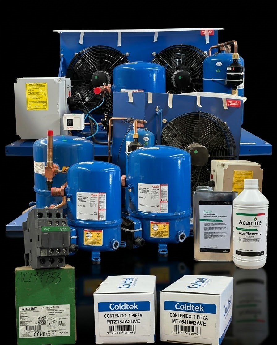 Refacciones y accesorios especializados para sistemas de refrigeracion
